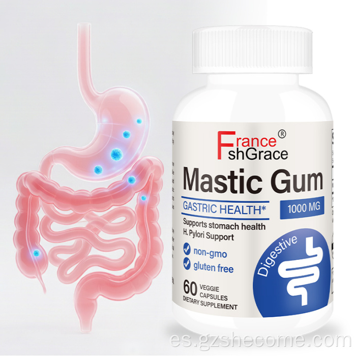 Shecome Mastic Gum Cápsulas Apoyo a la salud del estómago
